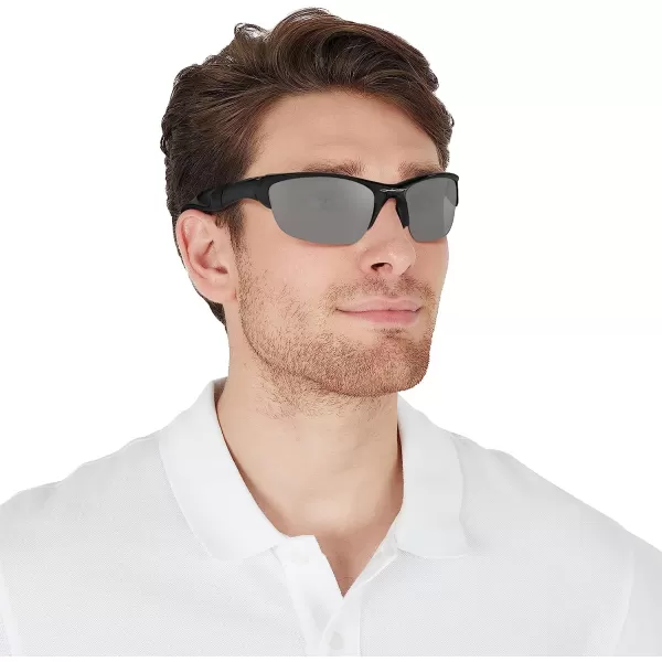 imageOakley Mens Oo9144 Half Jacket 20 SunglassesPolished BlackPrizm Black