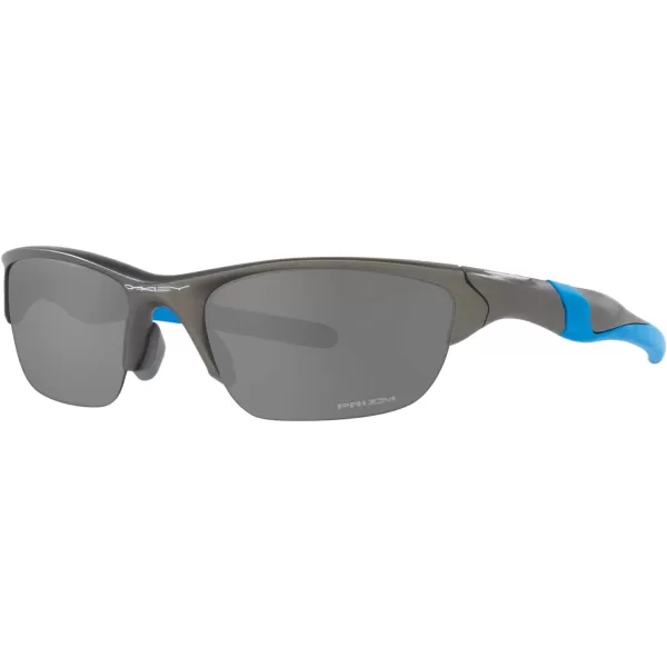 imageOakley Mens Oo9153 Half Jacket 20 Low Bridge Fit Rectangular SunglassesLeadPrizm Black