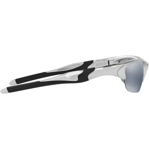 imageOakley Mens Oo9153 Half Jacket 20 Low Bridge Fit Rectangular SunglassesSilverSlate Iridium