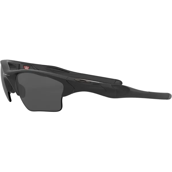 imageOakley Mens Oo9154 Half Jacket 20 XL Rectangular SunglassesMatte BlackGrey