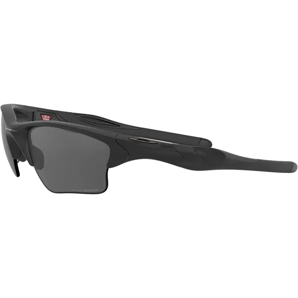 imageOakley Mens Oo9154 Half Jacket 20 XL Rectangular SunglassesMatte BlackGrey Polarized