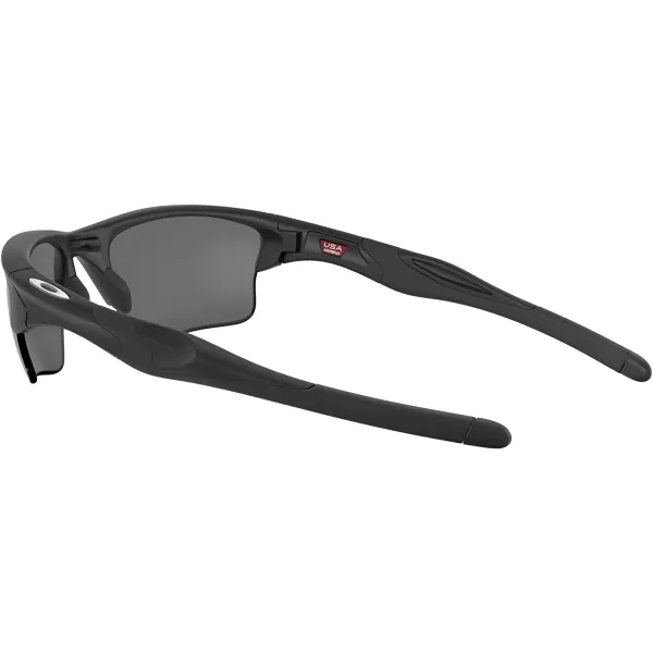imageOakley Mens Oo9154 Half Jacket 20 XL Rectangular SunglassesMatte BlackPrizm Black Polarized