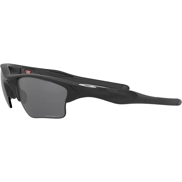 imageOakley Mens Oo9154 Half Jacket 20 XL Rectangular SunglassesMatte BlackPrizm Black Polarized