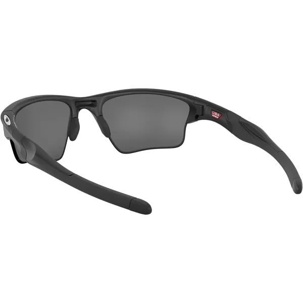imageOakley Mens Oo9154 Half Jacket 20 XL Rectangular SunglassesMatte BlackPrizm Black Polarized