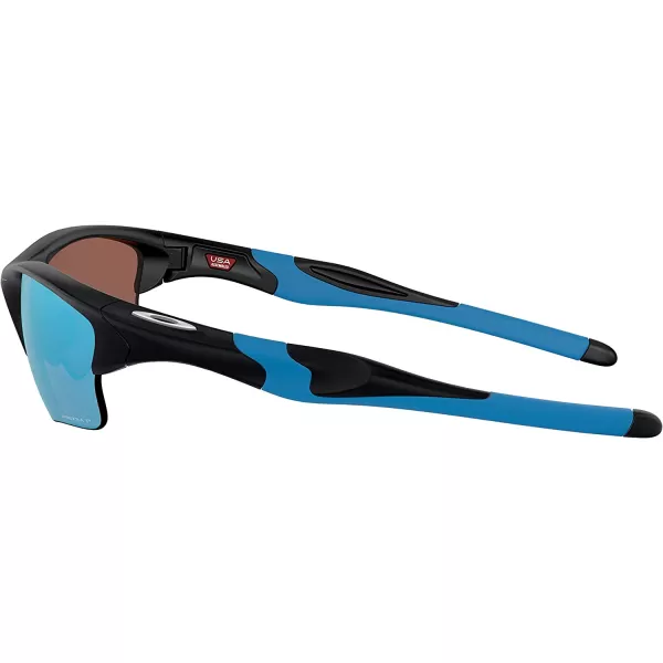 imageOakley Mens Oo9154 Half Jacket 20 XL Rectangular SunglassesMatte BlackPrizm Deep Water Polarized