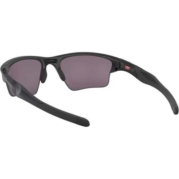 imageOakley Mens Oo9154 Half Jacket 20 XL Rectangular SunglassesMatte BlackPrizm Grey