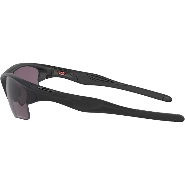 imageOakley Mens Oo9154 Half Jacket 20 XL Rectangular SunglassesMatte BlackPrizm Grey Polarized