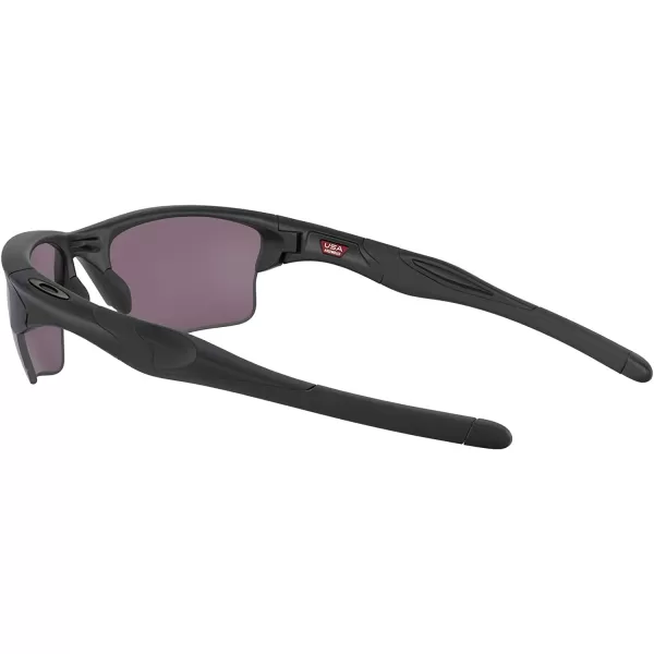 imageOakley Mens Oo9154 Half Jacket 20 XL Rectangular SunglassesMatte BlackPrizm Grey Polarized