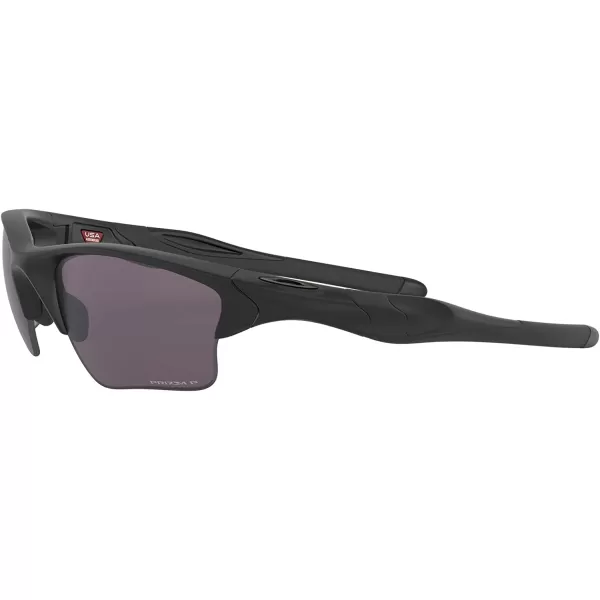 imageOakley Mens Oo9154 Half Jacket 20 XL Rectangular SunglassesMatte BlackPrizm Grey Polarized