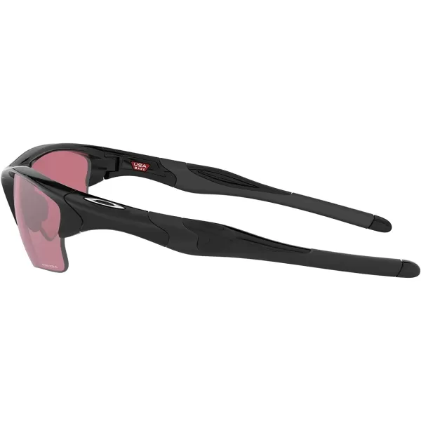 imageOakley Mens Oo9154 Half Jacket 20 XL Rectangular SunglassesPolished BlackPrizm Dark Golf