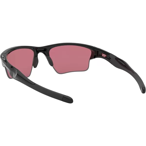 imageOakley Mens Oo9154 Half Jacket 20 XL Rectangular SunglassesPolished BlackPrizm Dark Golf