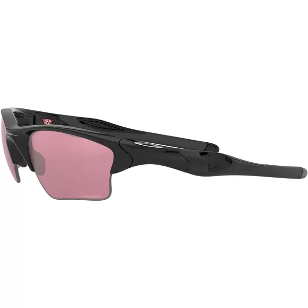 imageOakley Mens Oo9154 Half Jacket 20 XL Rectangular SunglassesPolished BlackPrizm Dark Golf