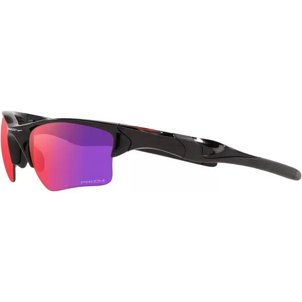 imageOakley Mens Oo9154 Half Jacket 20 XL Rectangular SunglassesPolished BlackPrizm Road