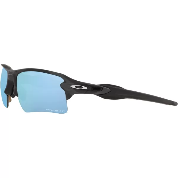 imageOakley Mens Oo9188 Flak 20 XL Rectangular SunglassesMatte Black CamoPrizm Deep Water Polarized