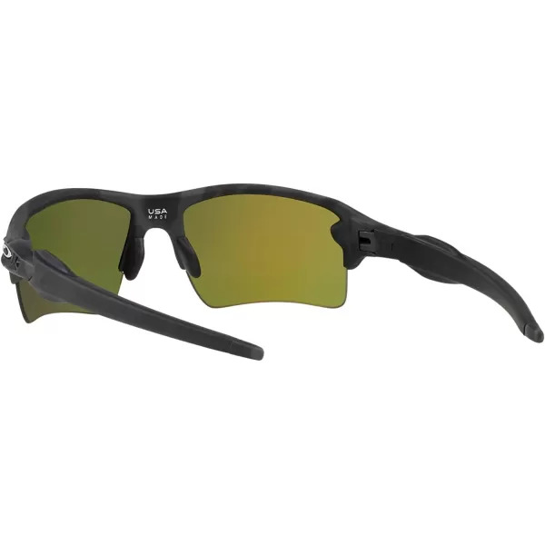 imageOakley Mens Oo9188 Flak 20 XL Rectangular SunglassesMatte Black CamoPrizm Ruby