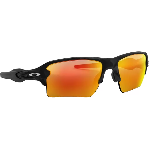 imageOakley Mens Oo9188 Flak 20 XL Rectangular SunglassesMatte Black CamoPrizm Ruby