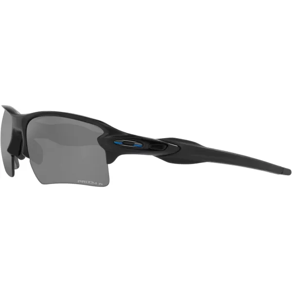 imageOakley Mens Oo9188 Flak 20 XL Rectangular SunglassesMatte Black Thin Blue LinePrizm Black Polarized