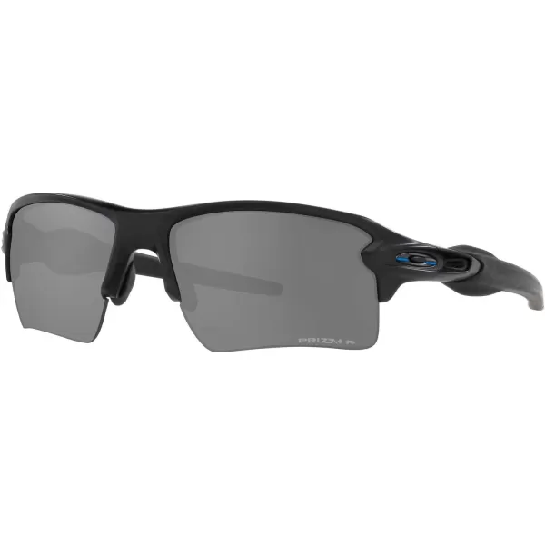 imageOakley Mens Oo9188 Flak 20 XL Rectangular SunglassesMatte Black Thin Blue LinePrizm Black Polarized