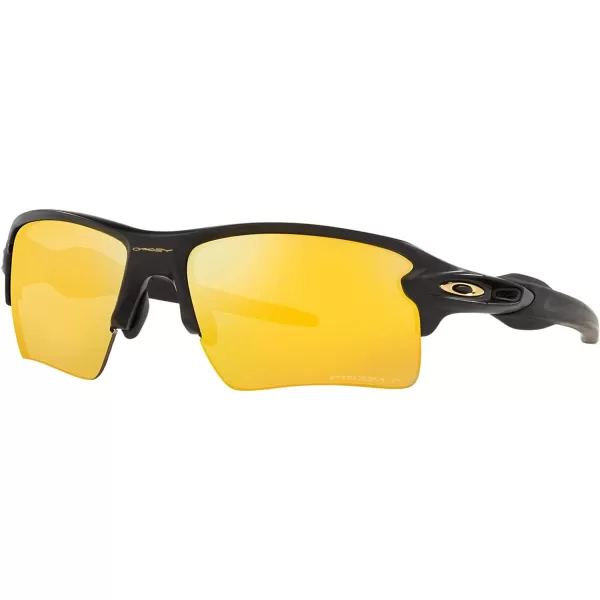 imageOakley Mens Oo9188 Flak 20 XL Rectangular SunglassesMatte Black24k Polarized