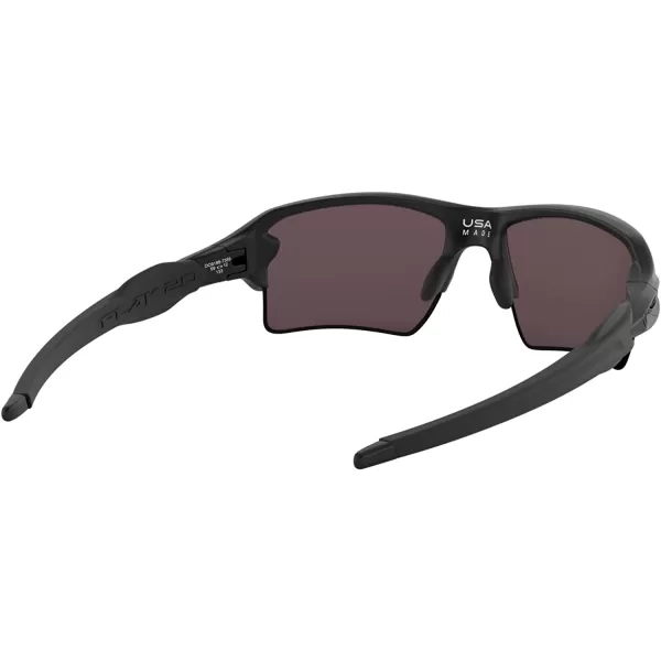 imageOakley Mens Oo9188 Flak 20 XL Rectangular SunglassesMatte BlackPrizm Black