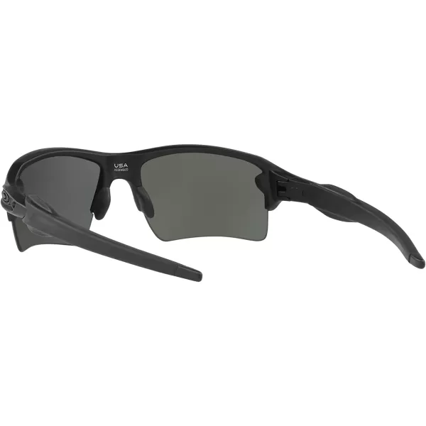 imageOakley Mens Oo9188 Flak 20 XL Rectangular SunglassesMatte BlackPrizm Black Polarized