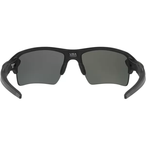 imageOakley Mens Oo9188 Flak 20 XL Rectangular SunglassesMatte BlackPrizm Black Polarized