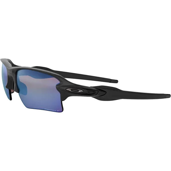 imageOakley Mens Oo9188 Flak 20 XL Rectangular SunglassesMatte BlackPrizm Deep Water Polarized