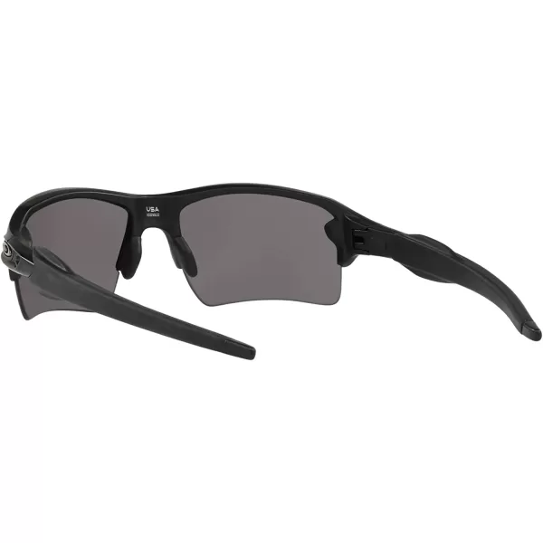 imageOakley Mens Oo9188 Flak 20 XL Rectangular SunglassesMatte BlackPrizm Grey Polarized
