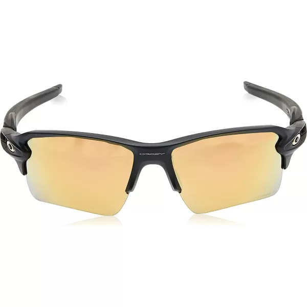 imageOakley Mens Oo9188 Flak 20 XL Rectangular SunglassesMatte BlackPrizm Rose Gold Polarized