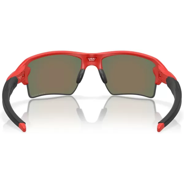 imageOakley Mens Oo9188 Flak 20 XL Rectangular SunglassesMatte RedlinePrizm Ruby