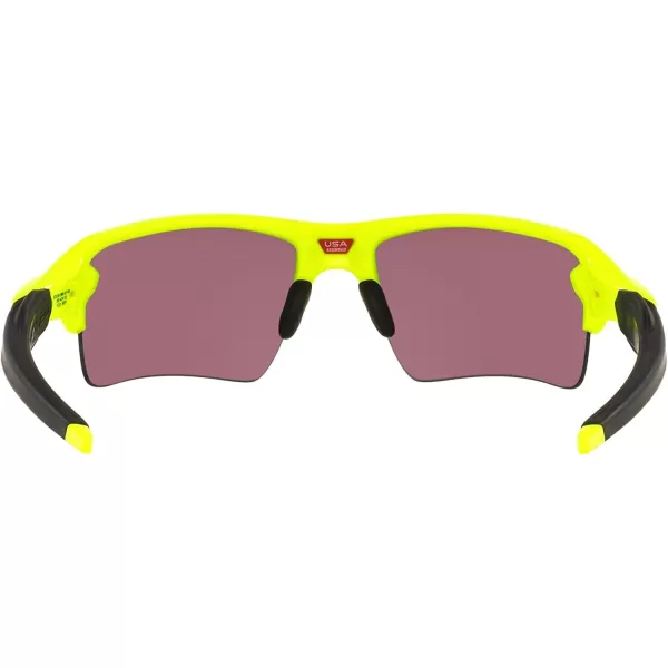 imageOakley Mens Oo9188 Flak 20 XL Rectangular SunglassesNeon YellowPrizm Road