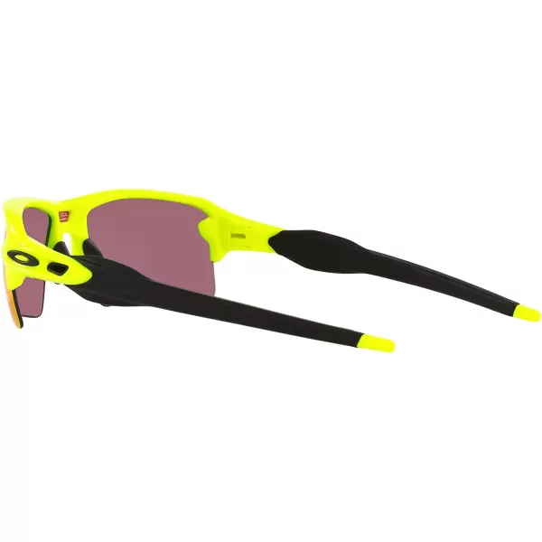 imageOakley Mens Oo9188 Flak 20 XL Rectangular SunglassesNeon YellowPrizm Road