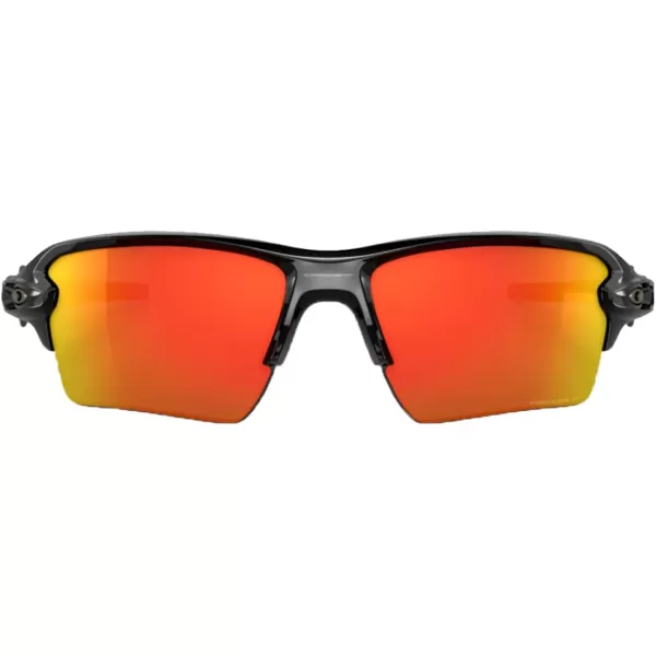 imageOakley Mens Oo9188 Flak 20 XL Rectangular SunglassesPolished Black W Prizm Ruby Polarized