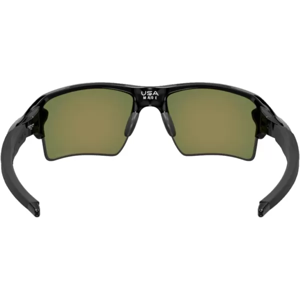 imageOakley Mens Oo9188 Flak 20 XL Rectangular SunglassesPolished Black W Prizm Ruby Polarized