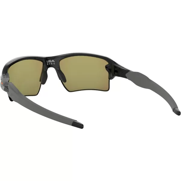 imageOakley Mens Oo9188 Flak 20 XL Rectangular SunglassesPolished BlackFire Iridium
