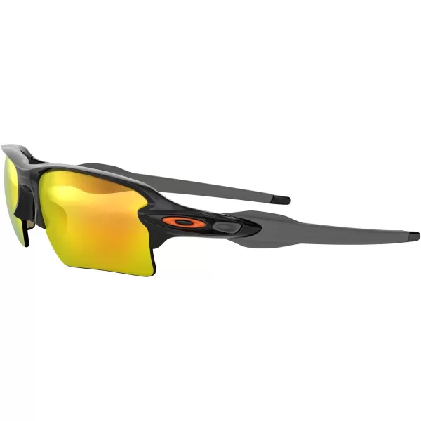 imageOakley Mens Oo9188 Flak 20 XL Rectangular SunglassesPolished BlackFire Iridium