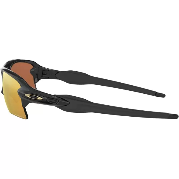 imageOakley Mens Oo9188 Flak 20 XL Rectangular SunglassesPolished BlackPrizm 24k Polarized