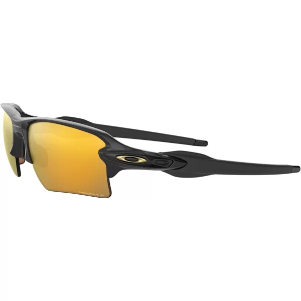imageOakley Mens Oo9188 Flak 20 XL Rectangular SunglassesPolished BlackPrizm 24k Polarized