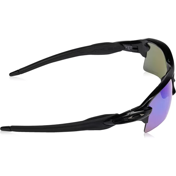 imageOakley Mens Oo9188 Flak 20 XL Rectangular SunglassesPolished BlackPrizm Sapphire Iridium Polarized
