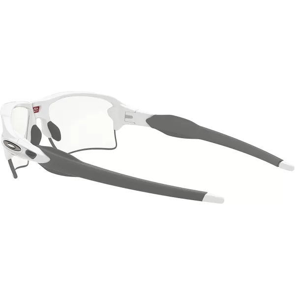 imageOakley Mens Oo9188 Flak 20 XL Rectangular SunglassesPolished WhiteClear