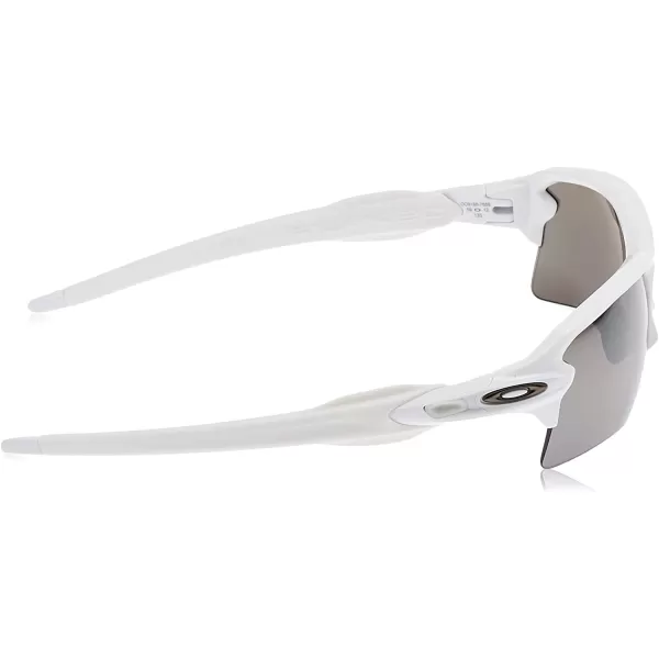imageOakley Mens Oo9188 Flak 20 XL Rectangular SunglassesPolished WhitePrizm Black Polarized