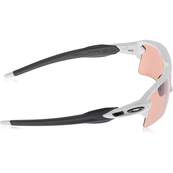 imageOakley Mens Oo9188 Flak 20 XL Rectangular SunglassesPolished WhitePrizm Dark Golf