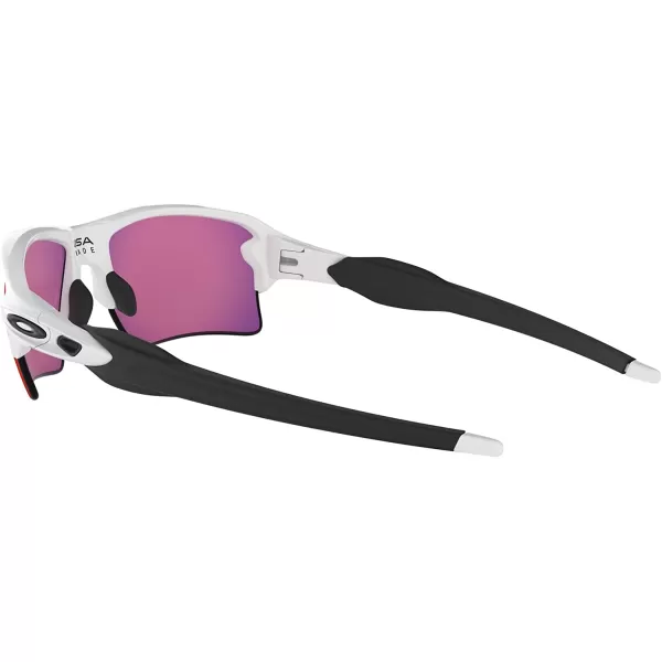 imageOakley Mens Oo9188 Flak 20 XL Rectangular SunglassesPolished WhitePrizm Field