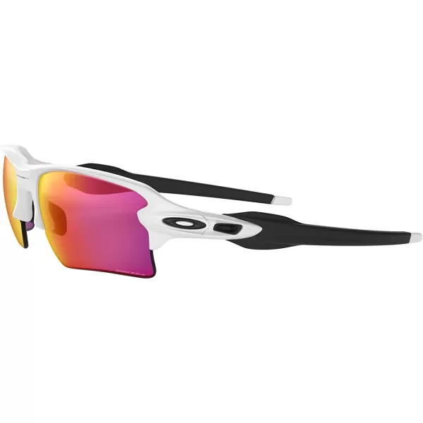 imageOakley Mens Oo9188 Flak 20 XL Rectangular SunglassesPolished WhitePrizm Field