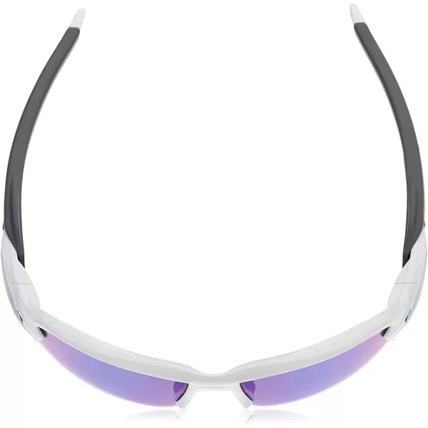 imageOakley Mens Oo9188 Flak 20 XL Rectangular SunglassesPolished WhitePrizm Sapphire