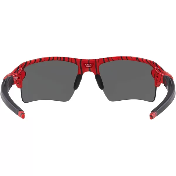 imageOakley Mens Oo9188 Flak 20 XL Rectangular SunglassesRed TigerPrizm Black