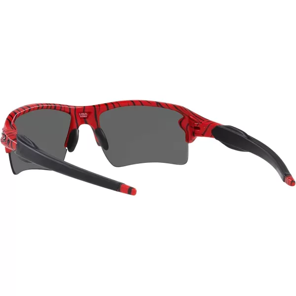 imageOakley Mens Oo9188 Flak 20 XL Rectangular SunglassesRed TigerPrizm Black
