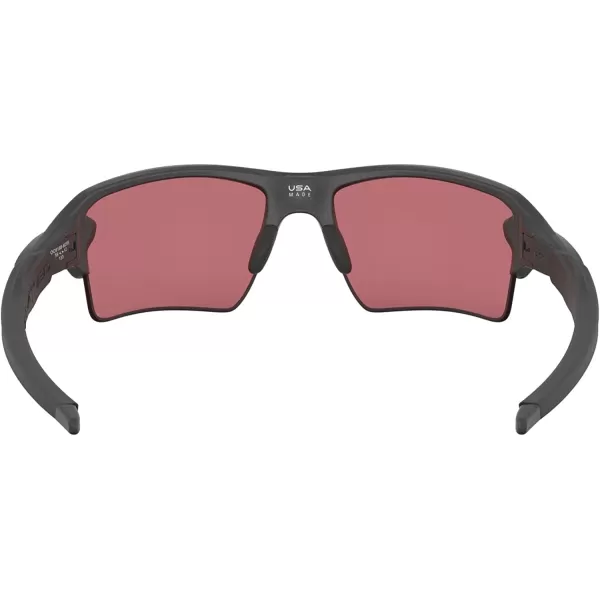 imageOakley Mens Oo9188 Flak 20 XL Rectangular SunglassesSteelPrizm Dark Golf