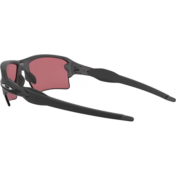 imageOakley Mens Oo9188 Flak 20 XL Rectangular SunglassesSteelPrizm Dark Golf