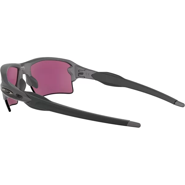 imageOakley Mens Oo9188 Flak 20 XL Rectangular SunglassesSteelPrizm Road Jade